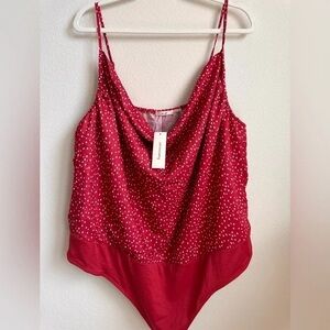 Francesca’s Red Polka Dot Boysuit